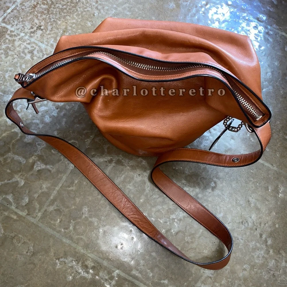 vtg COACH Bleecker Leather Bucket Bag • 32282